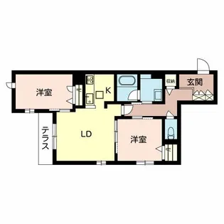 Shamaison La Glycine【1階】の間取り