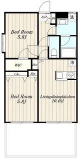ウエストヒルズ【2階】の間取り