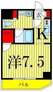 プラティーク梅島【3階】の間取り