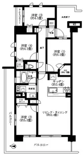 ソライエ葛飾小菅【4階】の間取り