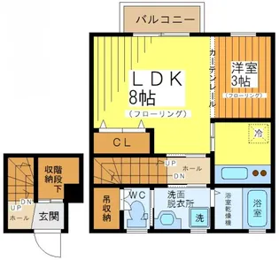 ラス フローレス【2階】の間取り