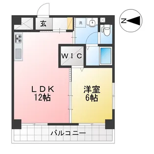山田ビル【6階】の間取り