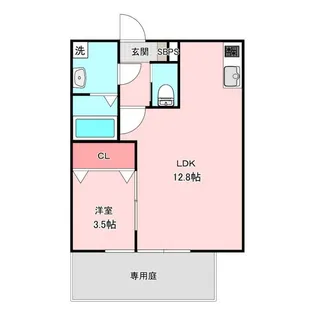 LFB APARTMENT神原【1階】の間取り
