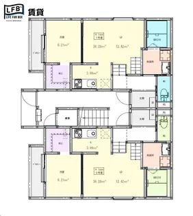 LFB APARTMENT kiki【1階】の間取り