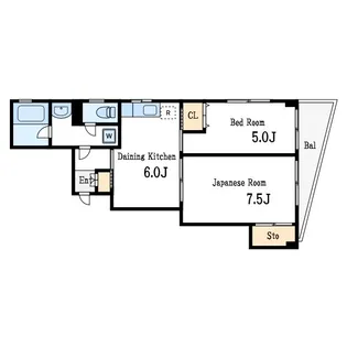 カーサマジカル船堀【6階】の間取り