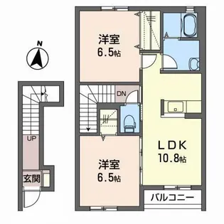 アプローズS【2階】の間取り