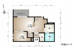 REGALEST-S 五日市中央【1階】の間取り