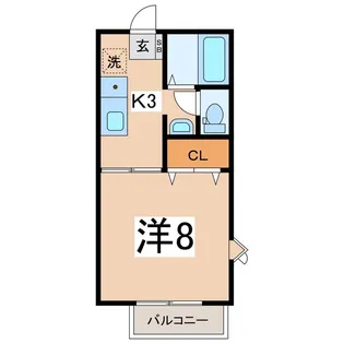 アベニュー21【1階】の間取り