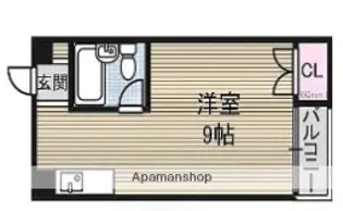 ハイツイシカワ【5階】の間取り