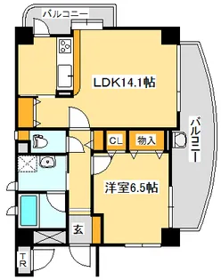 トゥー・ル・モンド【3階】の間取り