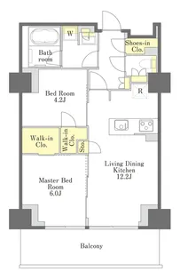 プライムメゾン江古田の杜ウェスト【7階】の間取り