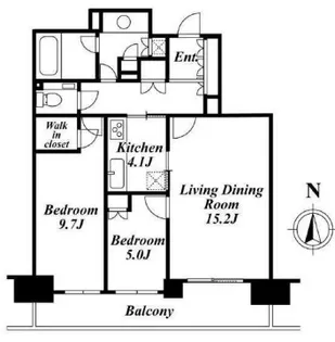 深沢ハウス I棟【3階】の間取り