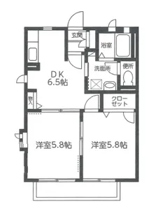ボナールII【1階】の間取り