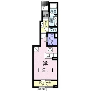 メゾン ライフス【1階】の間取り