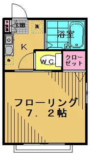 アーリア府中A【1階】の間取り