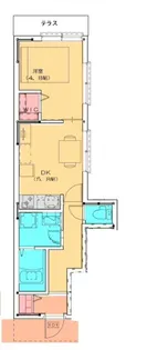 メゾン ソレイユ【1階】の間取り