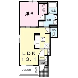 ドゥ サント ノレ【1階】の間取り