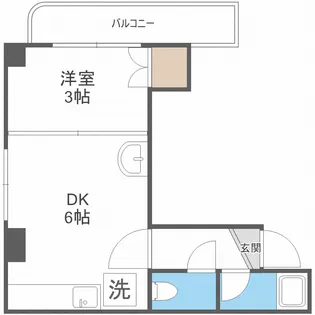 フジコーポ【5階】の間取り
