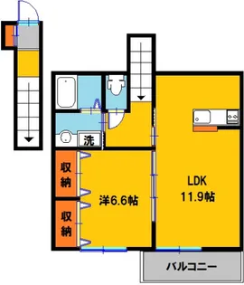 ブランシェE【2階】の間取り