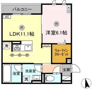 D-residence川口3丁目E【3階】の間取り