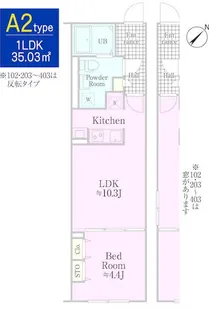 グローリオシェルト成増【1階】の間取り