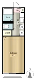 ハイムピア35【1階】の間取り