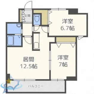 アルティ発寒【4階】の間取り