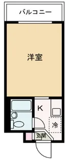 レジデンス明大前【1階】の間取り