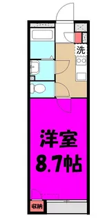 ファミーユ東大宮【1階】の間取り