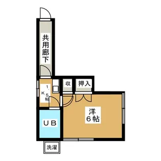清水荘【1階】の間取り