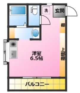ラコスタ新丸子【2階】の間取り
