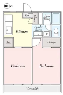 成増クリーンハイツ【1階】の間取り