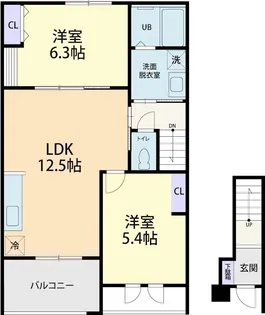 Doux maison 鷲宮【2階】の間取り