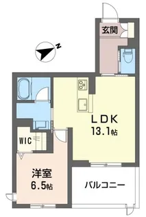 並木ハーミテイジK【1階】の間取り