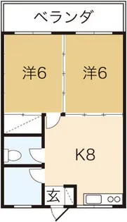 メープル【4階】の間取り