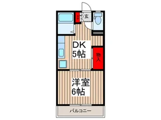 栄ハイツ【2階】の間取り