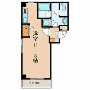 サンモール四季【3階】の間取り