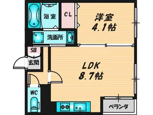 ハーモニーテラスTOWA【3階】の間取り