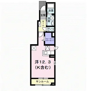 アルドーレ【1階】の間取り
