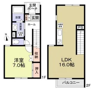 ヴィラ ルミエール【3階】の間取り