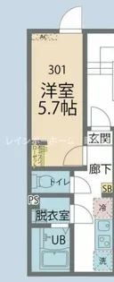カインドネス八王子上野【3階】の間取り