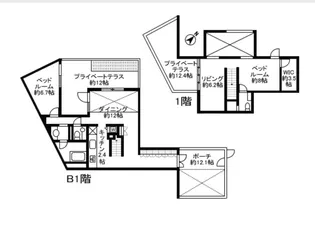 FUKASAWA SPACE 9【1階】の間取り