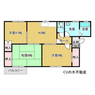 マインハオス拝志【2階】の間取り