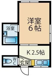 中山荘【2階】の間取り