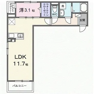 メゾン リッシュ【3階】の間取り