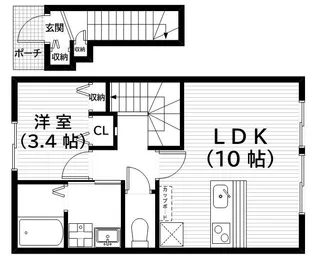 グッドライフステージ富士見台【2階】の間取り