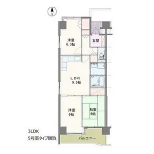 セントラルパレス【10階】の間取り