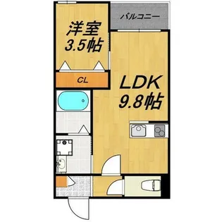 LECOCON天白【3階】の間取り