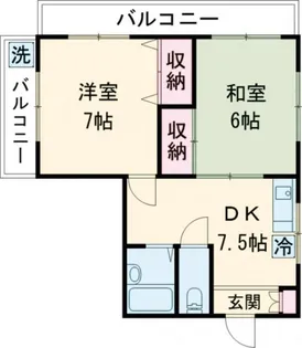 花こう第2ビル【3階】の間取り