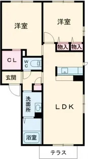 シャーメゾンイケダ【1階】の間取り
